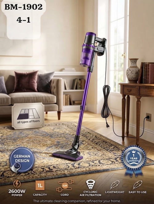 Aspirateur Balai Filaire Cyclonique 2600W - BM-1902