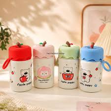 Gourde Isotherme Motif Ourson avec Couvercle Fruit